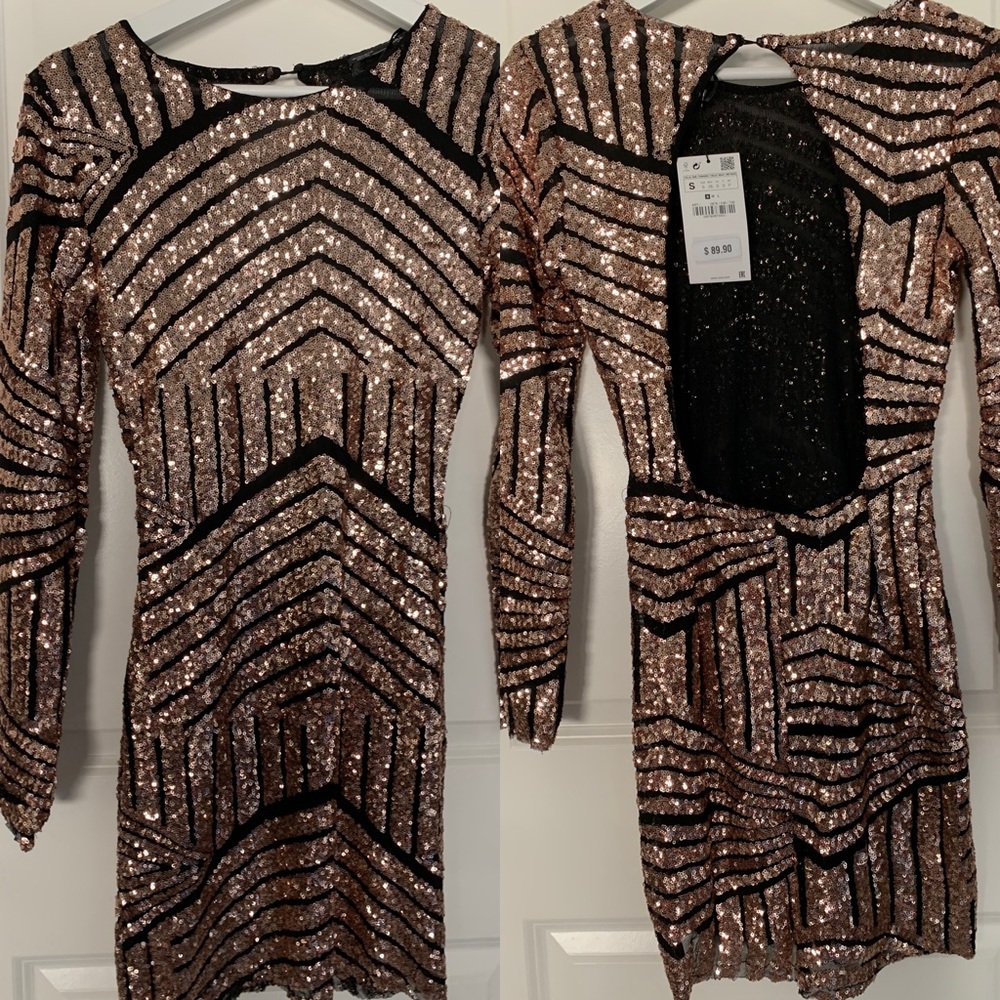 Zara Sequin Mini Dress